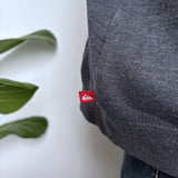 BAGGY VINTAGE QUIKSILVER LOGO HOODIE - XL