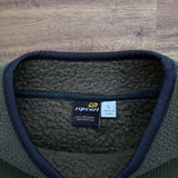 RARE THICK VINTAGE RIP CURL FLEECE MOCKNECK - L