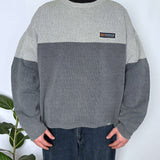 VINTAGE BILLABONG TWO-TONE KNIT - L