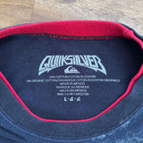 VINTAGE QUIKSILVER TWO-TONE DOUBLE LAYER LONG SLEEVE TEE - L