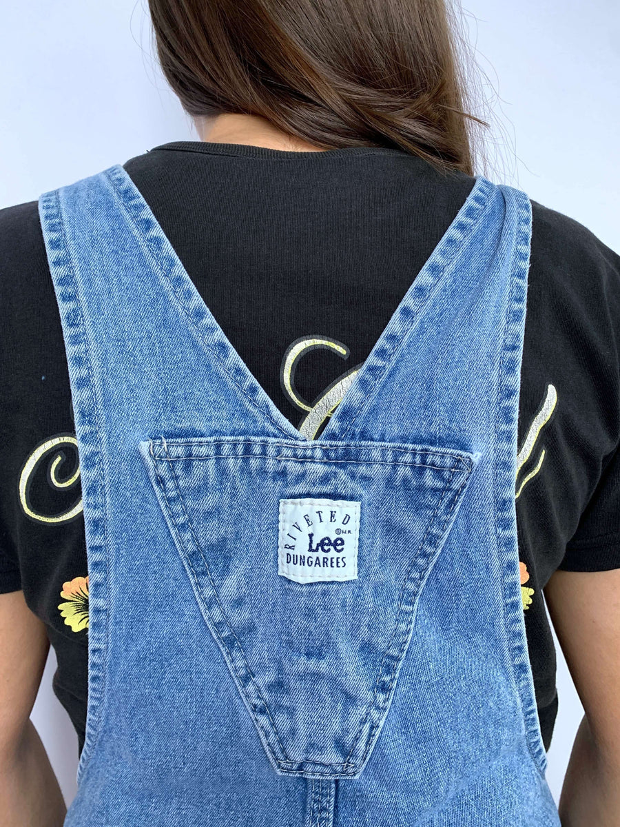 VINTAGE LEE DUNGAREES CARPENTER OVERALLS - 8