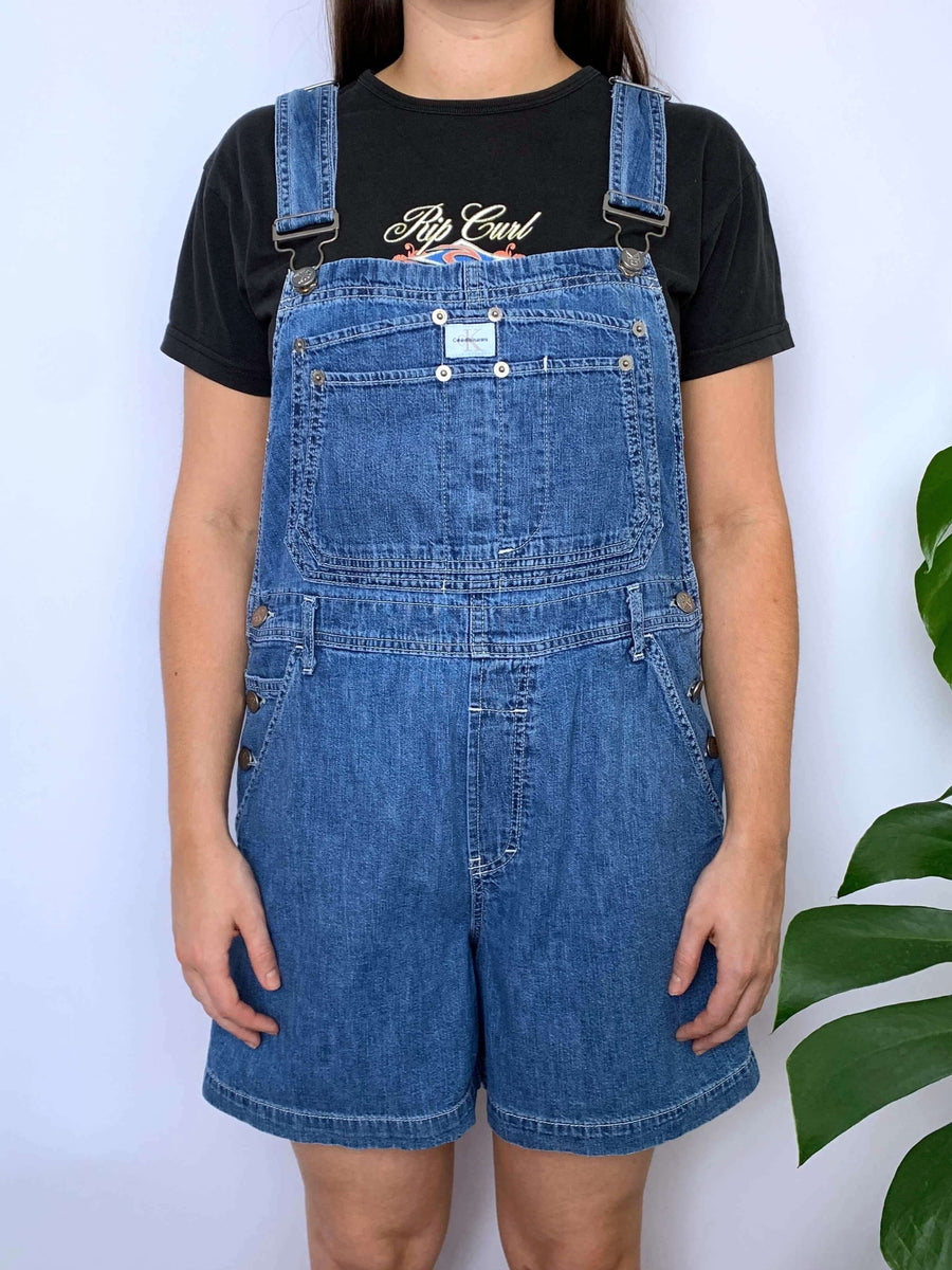 VINTAGE CALVIN KLEIN CARPENTER OVERALLS - 8/10