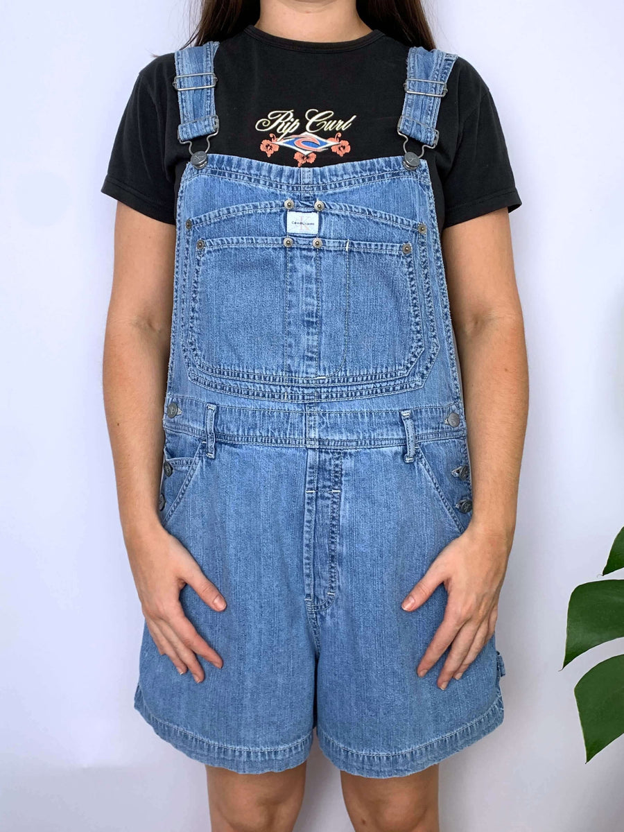 VINTAGE CALVIN KLEIN CARPENTER OVERALLS - 10/12