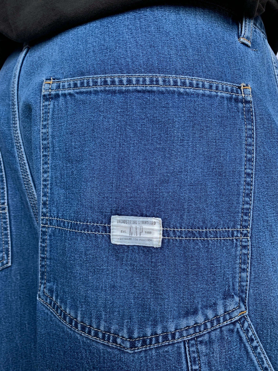 VINTAGE GAP FLEECE LINED CARPENTER JEANS - W34