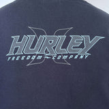 FADED VINTAGE HURLEY LONG SLEEVE TEE - L