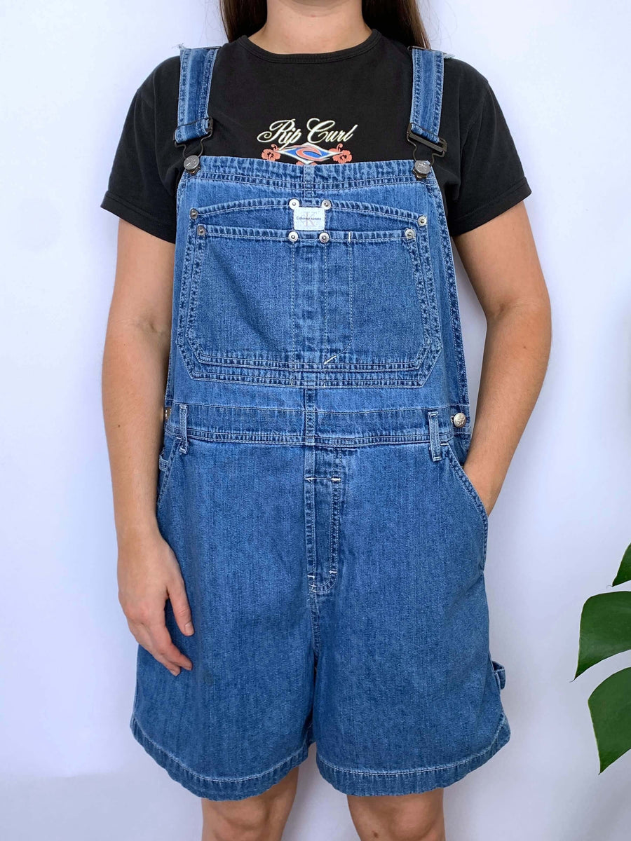 VINTAGE CALVIN KLEIN CARPENTER OVERALLS - 12