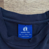 VINTAGE HANG TEN TWO-TONE MESH PANEL TEE - M/L