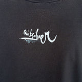 BAGGY VINTAGE QUIKSILVER SPELLOUT/LOGO TEE - XL/XXL