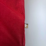 VINTAGE QUIKSILVER COLLAR SPELLOUT LONG SLEEVE TEE - M