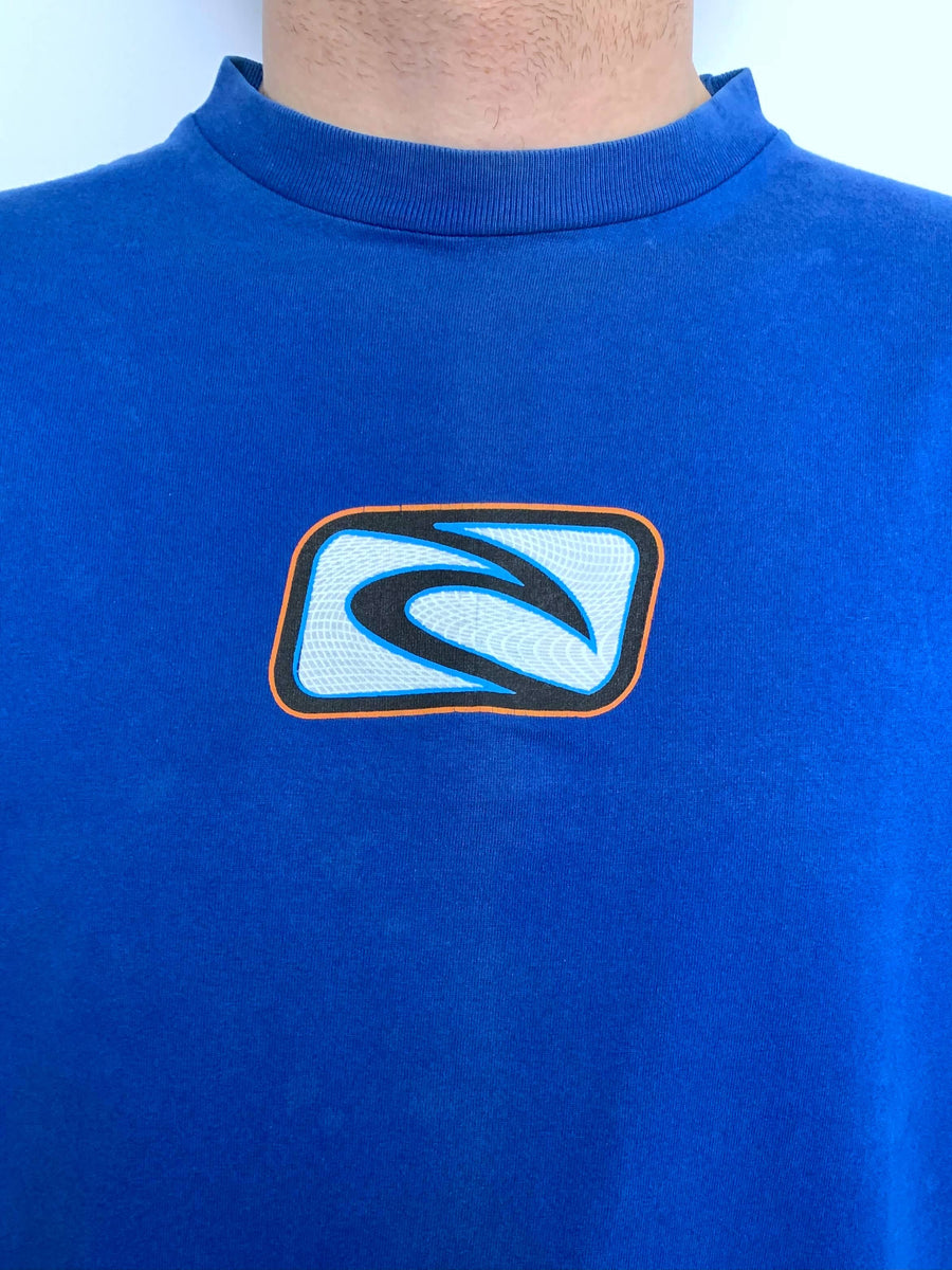 VINTAGE RIP CURL BIG SPELLOUT TEE - L