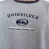 VINTAGE QUIKSILVER FRONT HIT TEE - L