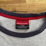 VINTAGE QUIKSILVER FRONT HIT TEE - L