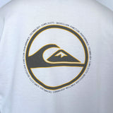VINTAGE QUIKSILVER HUGE LOGO TEE - L