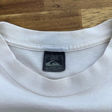 VINTAGE QUIKSILVER HUGE LOGO TEE - L