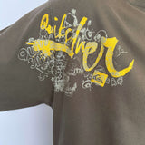 VINTAGE QUIKSILVER SCRIPT TEE - L