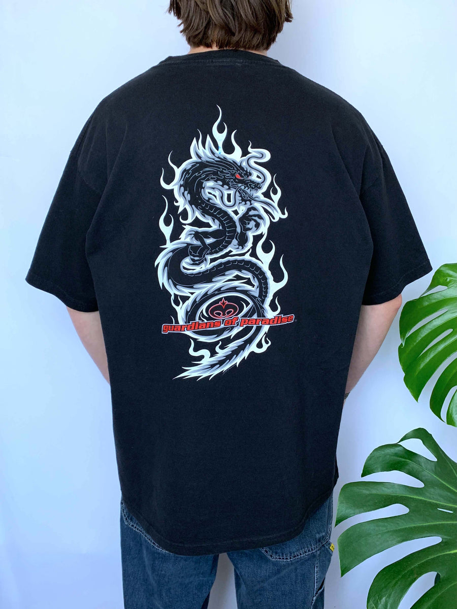 VINTAGE GUARDIANS OF PARADISE DRAGON TEE - XL