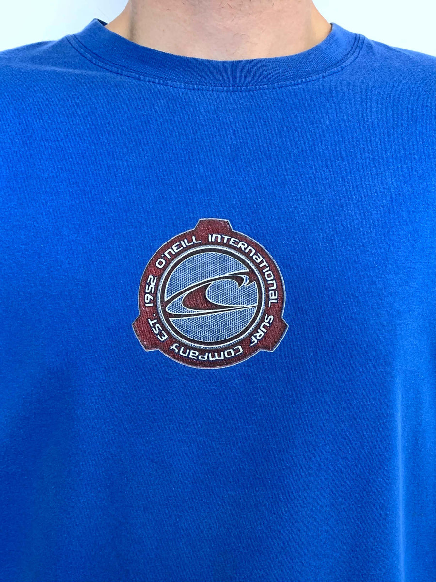 VINTAGE O'NEILL 'INTERNATIONAL SURF COMPANY' GRAPHIC TEE - L