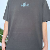 FADED VINTAGE BILLABONG BIG LOGO/SPELLOUT TEE - XXL