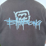 FADED VINTAGE BILLABONG BIG LOGO/SPELLOUT TEE - XXL