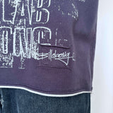 VINTAGE BILLABONG TWO-TONE DOUBLE LAYER LONG SLEEVE TEE - L