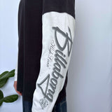 VINTAGE BILLABONG TWO-TONE DOUBLE LAYER LONG SLEEVE TEE - L