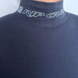 THICK VINTAGE RIP CURL GRAPHIC MOCKNECK - M