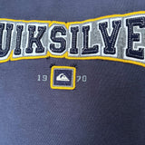FADED VINTAGE QUIKSILVER SPELLOUT HOODIE - M