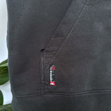FADED VINTAGE QUIKSILVER EMBROIDERED HOODIE - XL