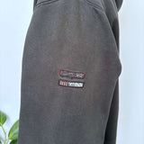 FADED VINTAGE QUIKSILVER EMBROIDERED HOODIE - XL