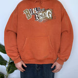 VINTAGE BILLABONG EMBROIDERED HOODIE - L