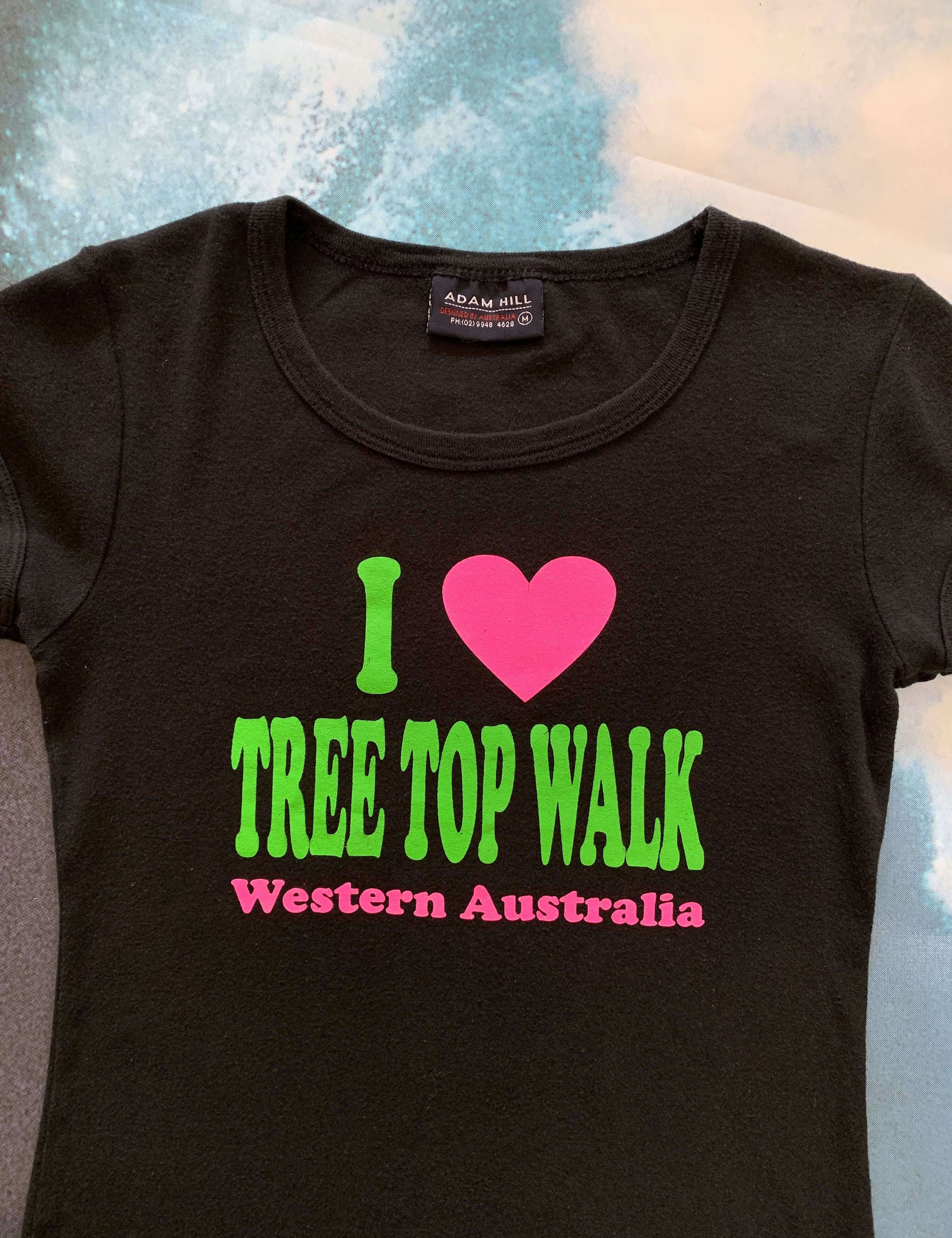 VINTAGE 'I <3 TREE TOP WALK' WEST AUS BABY TEE