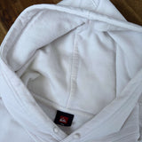 THICK VINTAGE QUIKSILVER BIG LOGO HOODIE - L