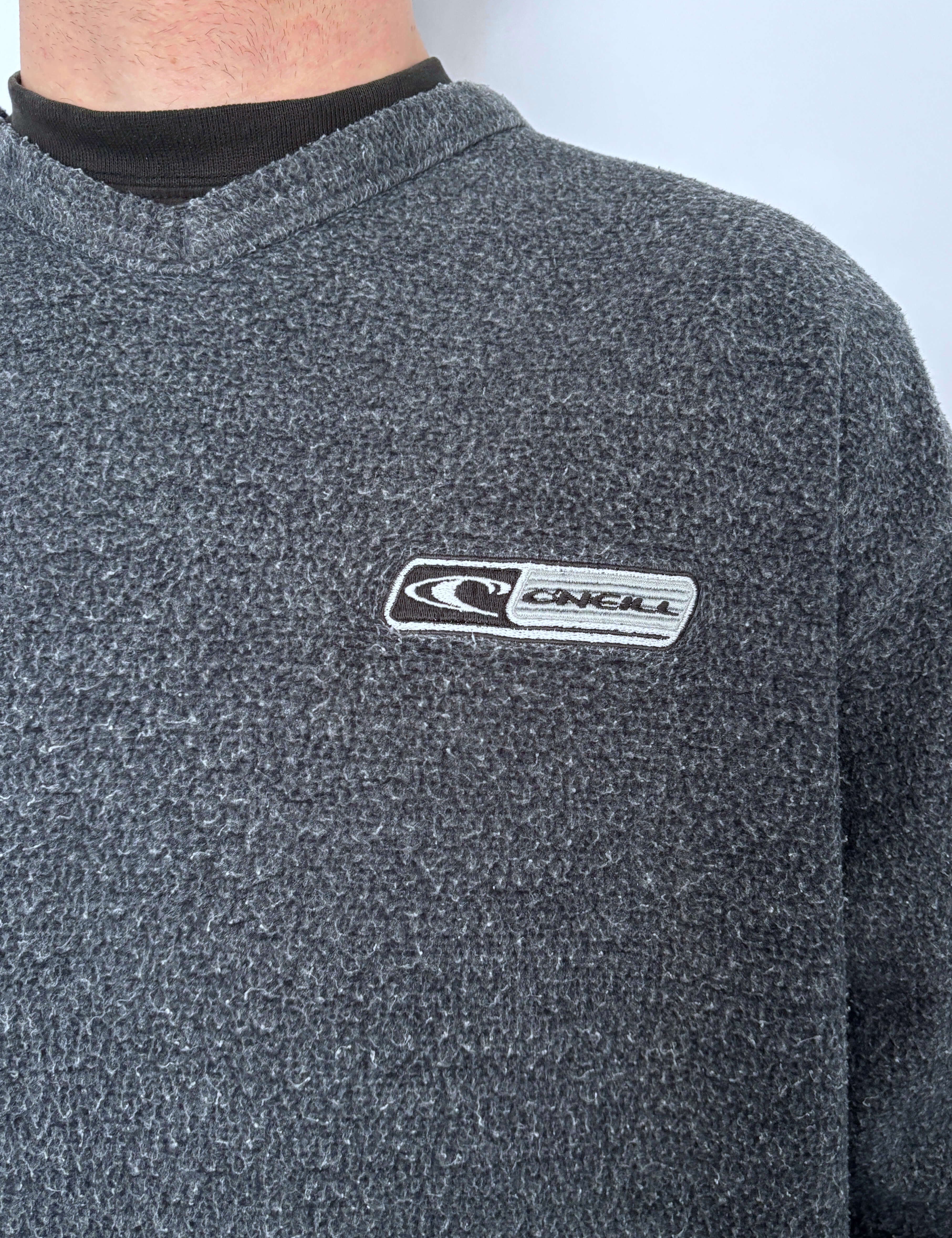 VINTAGE O'NEILL EMBROIDERED FLEECE JUMPER - L