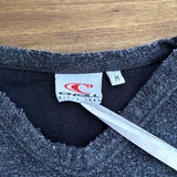 VINTAGE O'NEILL EMBROIDERED FLEECE JUMPER - L