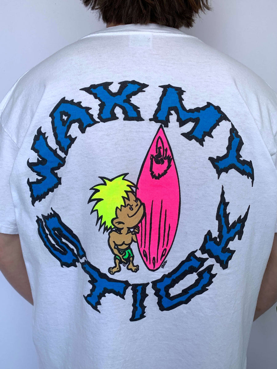 VINTAGE 'WAX MY STICK' TEE - L