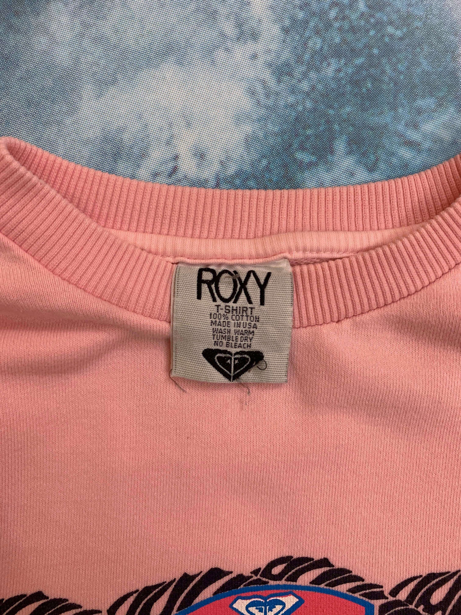 PALE PINK 90S ROXY CREWNECK