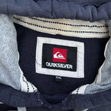 OLD SCHOOL QUIKSILVER SPELLOUT HOODIE - XL