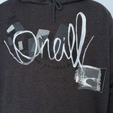 BAGGY VINTAGE O'NEILL EMBROIDERED SPELLOUT HOODIE - XL