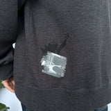 BAGGY VINTAGE O'NEILL EMBROIDERED SPELLOUT HOODIE - XL