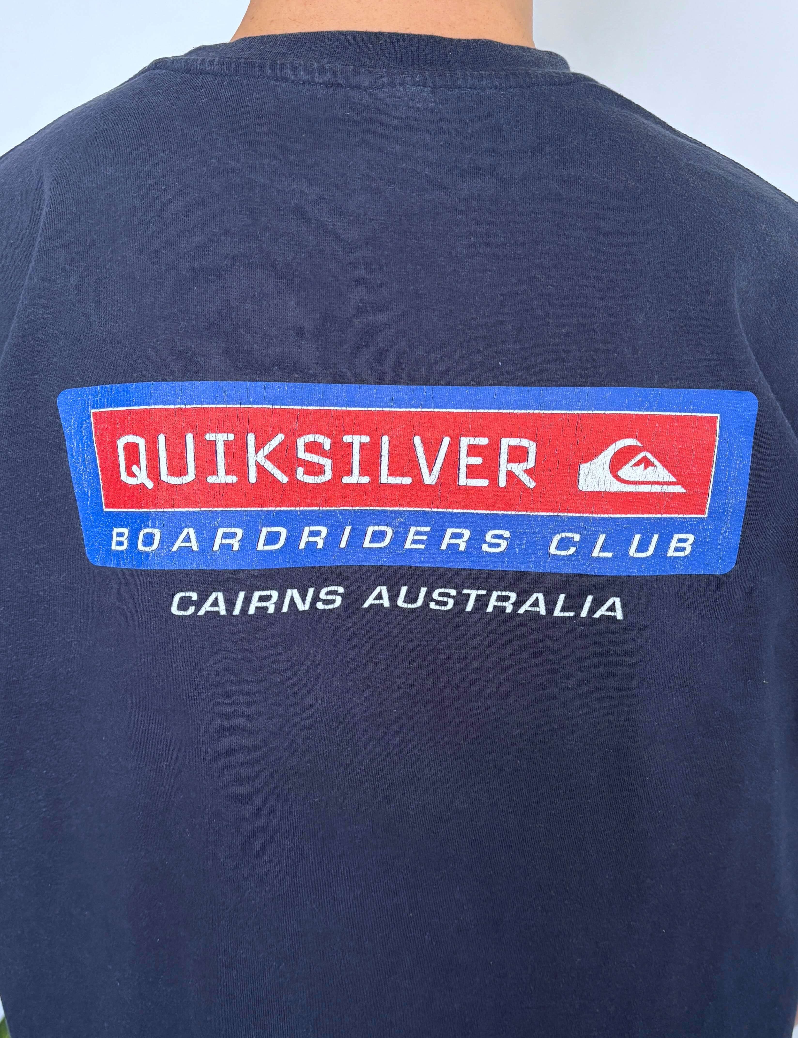 FADED VINTAGE QUIKSILVER BOARDRIDERS CAIRNS TEE - XL