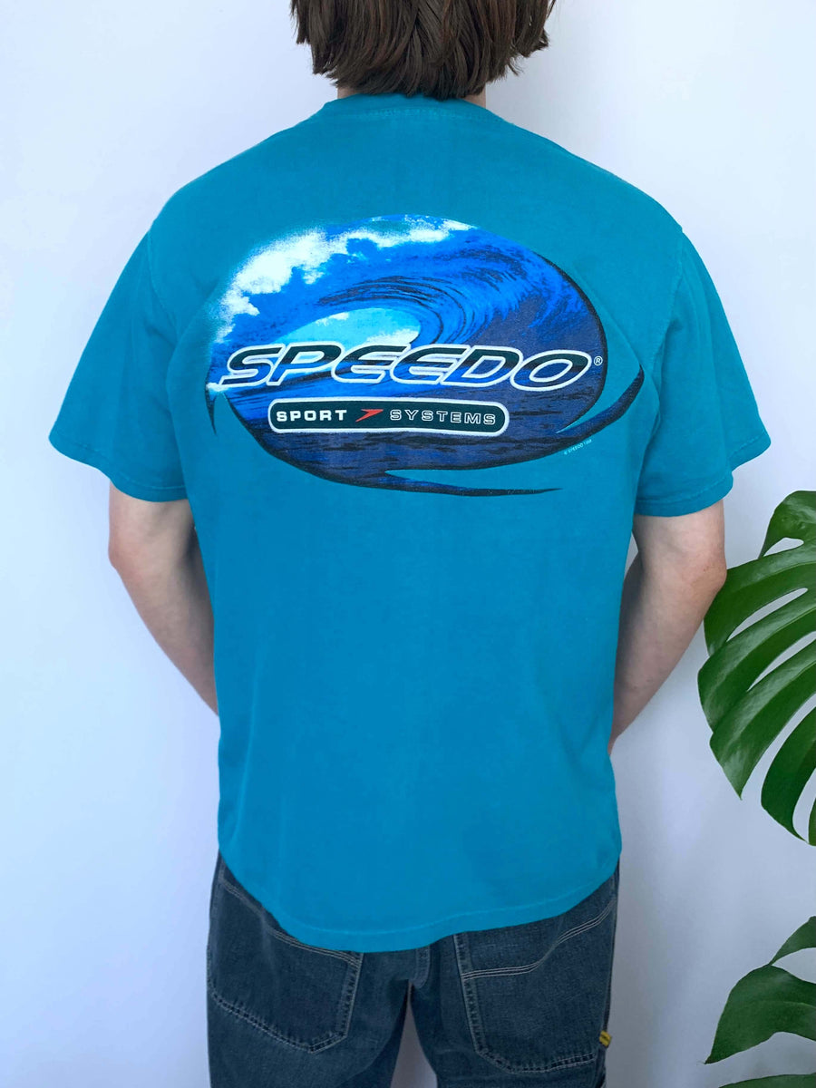 1998 SPEEDO WAVE GRAPHIC TEE - M