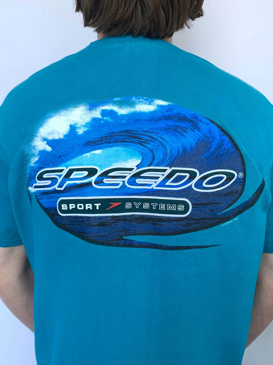 1998 SPEEDO WAVE GRAPHIC TEE - M