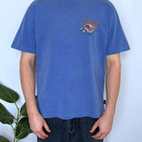 RARE FADED 90S RIP CURL DOLPHIN TEE - M