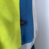 VINTAGE BILLABONG EMBROIDERED TRI-TONE HOODIE - M