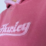 FADED VINTAGE HURLEY SPELLOUT HOODIE - 12