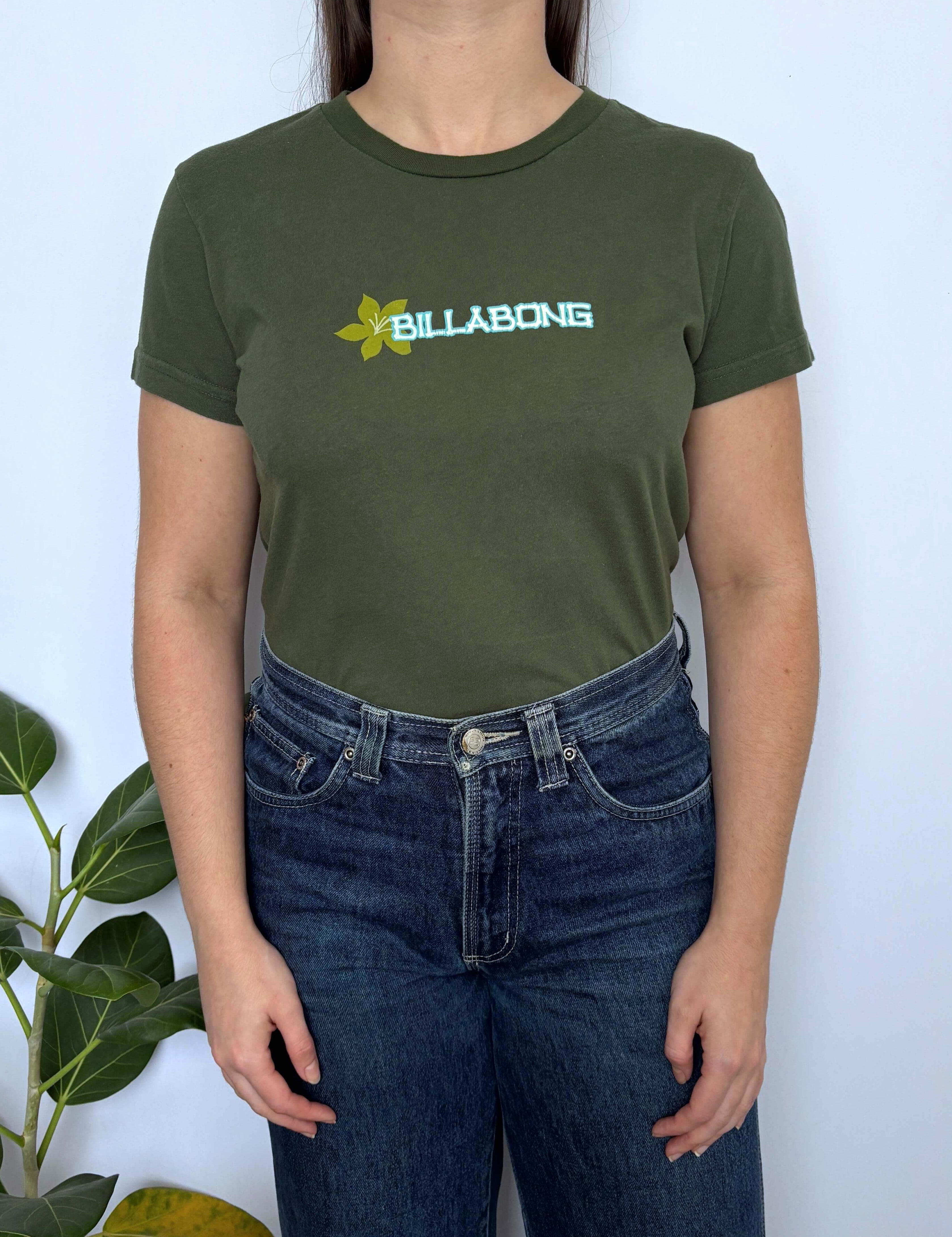 VINTAGE BILLABONG GRAPHIC BABY TEE - 10/12