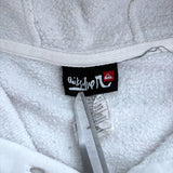 VINTAGE QUIKSILVER STITCHED SPELLOUT HOODIE - L