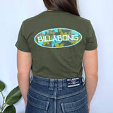 VINTAGE BILLABONG GRAPHIC BABY TEE - 10/12
