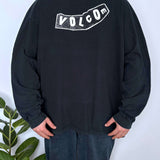 BAGGY FADED VOLCOM FRONT HIT LONG SLEEVE TEE - XXL