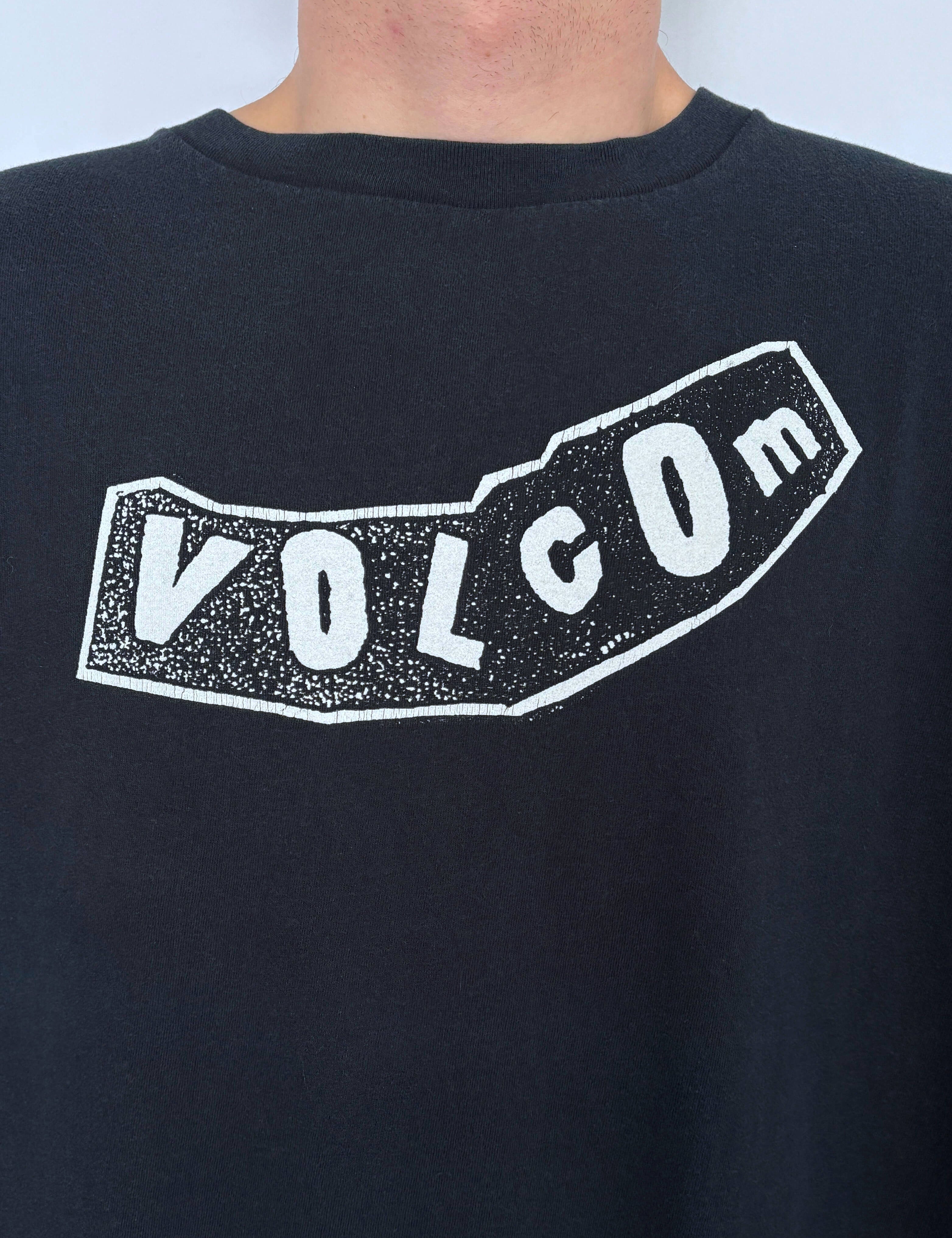 BAGGY FADED VOLCOM FRONT HIT LONG SLEEVE TEE - XXL